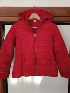 Patti Rypen フード付き赤ダウンジャケット