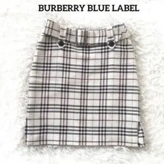 BURBERRY BLUE LABEL ベルト付き ミニスカート Y2K 20'