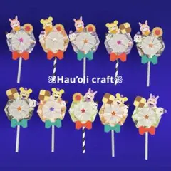 ハロウィン　ロリポップ　折り紙ハンドメイド　幼稚園　保育園　制作キット　病院