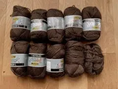 ダルマイングス　Daruma Sensor-L ブラウン 毛糸 500g弱