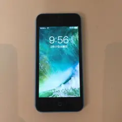 【中古難有】iPhone5c ブルー32GB SoftBank バッテリー交換済