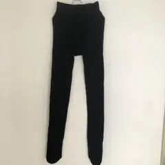 黒ハイウエストレギンス ストレッチ素材