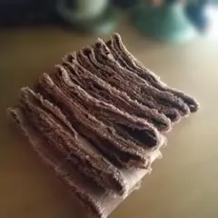 ぶっこ(﹡ˆ﹀ˆ﹡)♡様160.ジャンクジャーナル素材。フリンジ加工裂き布リボン