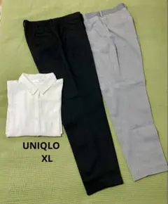 UNIQLO　スラックス　2本セット、おまけシャツ付き