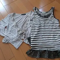 フリルショート ボレロ タンクトップ 平成 レトロ