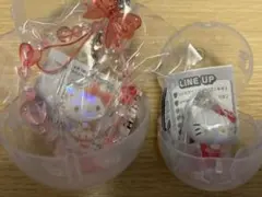 ハローキティ きらきらビーズチャームとパッケージミニチュアコレクション2種