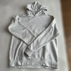 HUF 三角ロゴ グレー パーカー