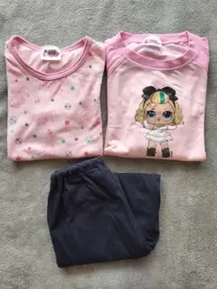 120　パジャマ　半袖　長袖　3点セット　女の子　エルオーエルサプライズ　LOLのサムネイル