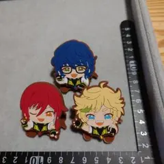 風*＊様 あんスタ のっかりラバークリップ 3種セット 青葉つむぎ 逆先夏目 春