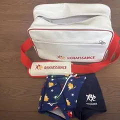 ルネサンスRenaissance 水着110サイズとバッグセット
