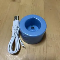 フランフラン ハンディファンUSB充電スタンド コードウェーブ ブルー