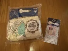 Disney 美女と野獣 ポーチ　アクリルキーホルダー　2点セット