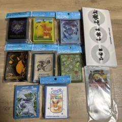 【新品未開封】ポケモンカードゲーム　デッキシールド　8個　まとめ売り　おまけ付き