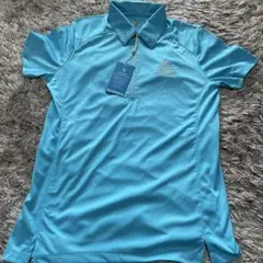 DRI-SPORTS ゴルフシャツ L 水色 Cairns Golf Club