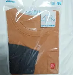 UNIQLO AIRism コットンクルーT 110cm