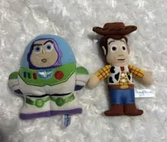 Disney トイストーリー ウッディ バズ キーチェーン 2個