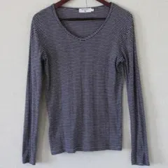 EDIFICE 長袖カットソー ストライプ