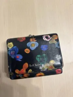 Paul Smith 花柄 三つ折り財布