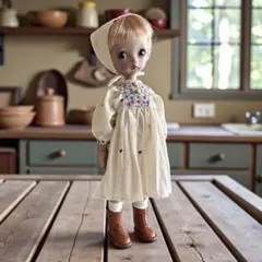 ✻花うさぎ✻袖ふんわりワンピース imda3.0