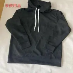 HALHAM メンズ ベロア調パーカー ブラック Mサイズ