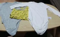 ベビー肌着セット（長袖）3点90cm
