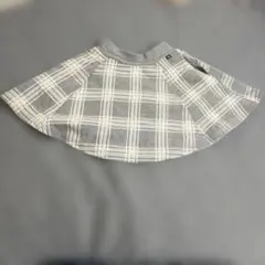 メゾピアノ グレー系チェック スカート 120cm