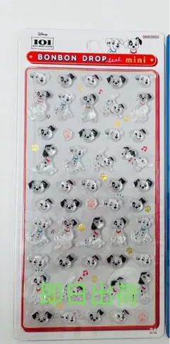 101匹わんちゃん　ボンボンドロップシール　ミニ