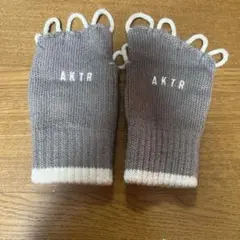 AKTR 指なしグローブ グレー