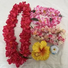 フラダンス/レイ・ハク・髪飾り