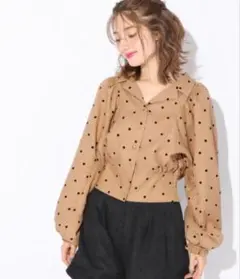 ヘザー ドットブラウスのサムネイル