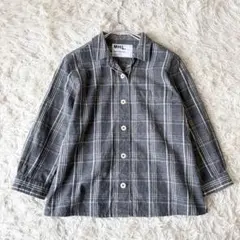 MHL. マーガレットハウエル リネン混 チェックシャツ 1