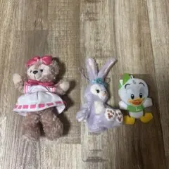 【ディズニーぬいぐるみ】シェリーメイ、ステラルー、ルーイ　キーホルダー