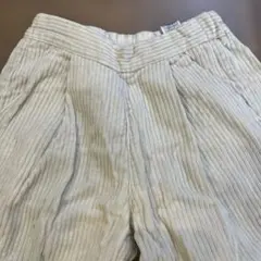 GU コーデュロイワイドハーフパンツ