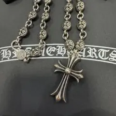 大人気 】 CHROME HEARTS スモールクロスボールネックレス v - メルカリ