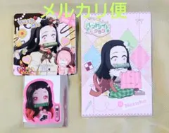 鬼滅の刃〈竈門 禰豆子〉ハンドメイドクラブ ポストカード ステッカー コースター