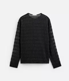 ZARA テクスチャーオープンニットセーターのサムネイル