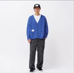 WTAPS 24AW PALMER SWEATER アクリルポケットカーディガン