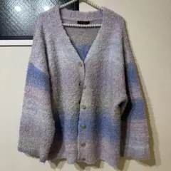 青カーディガン