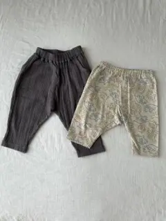 GU、ユニクロ パンツ2枚セット