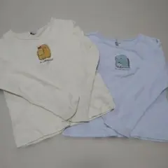すみっコぐらし 長袖Tシャツ 2枚セットのサムネイル