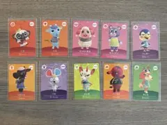 あつまれどうぶつの森 amiiboカード ちゃちゃまる レム モニカ10枚セット