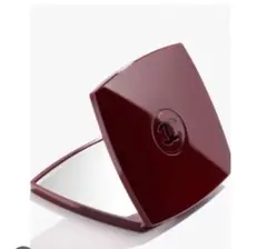 【新品・未使用】 完売品155 濃赤シャネル コンパクト ダブル ミラー