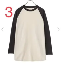 blurhms C/Silk Nep Baseball Raglan Teeのサムネイル