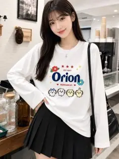 Mサイズ オリオン 長袖Tシャツ ちいかわ コラボ 激安 映画 SALE