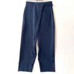 HANA TAJIMA×UNIQLO 楊柳ラップテーパードクロップドパンツ　S