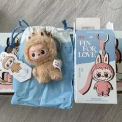 ラブブ LABUBU PIN FOR LOVE ミニラブブ イニシャル 【s】