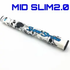 スーパーストローク パターグリップ スカル柄 MID SLIM2.0 ブルー
