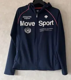DESCENTE Move Sport ジップアップパーカー ネイビーMのサムネイル