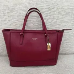 【✨極美品✨】COACH 2WAY ハンドバッグ トートバッグ　ボルドー