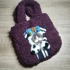 コヤンイサムチョンふわふわト–トバッグ プ–ドルボア生地本日限り580円スタ–ト